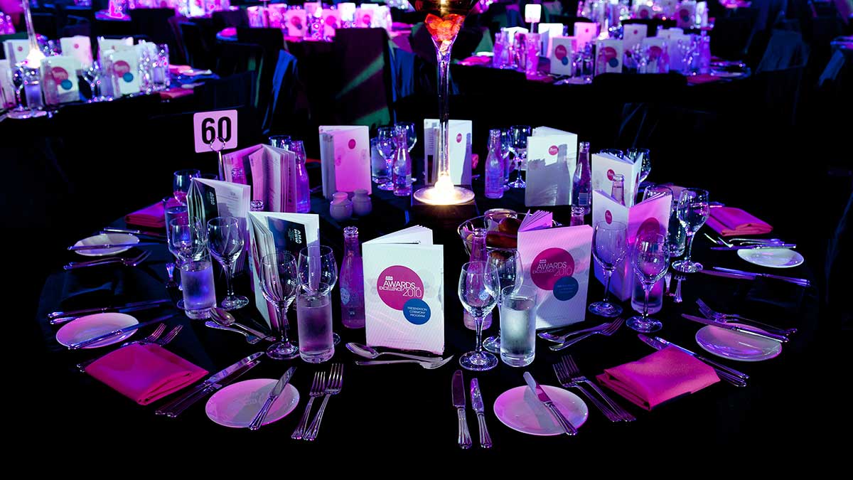 AHA NSW – Awards for Excellence - table theme