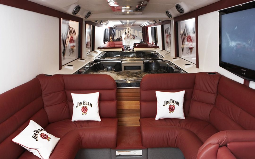 Jim Beam Bourbon fest Tour Bus